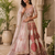 off-white color Golden dabki handwork Real Mirror work Gotta Patti Embroidery lace work silk blend Lehenga Choli set  