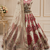 off-white color Golden dabki handwork Real Mirror work Gotta Patti Embroidery lace work silk blend Lehenga Choli set  