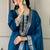 embroidered straight kurta set with pant & dupatta