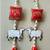 handmade decorative hanging  traditional wall hanging home temple door and decoration (pack of 2)