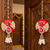 handmade decorative hanging  traditional wall hanging home temple decoration (pack of 2)