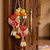 handmade decorative hanging  traditional wall hanging home temple decoration (pack of 2)