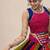 Multi Bandhej Print Georgette Navratri Lahenga Choli