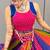 Multi Bandhej Print Georgette Navratri Lahenga Choli