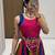 Multi Bandhej Print Georgette Navratri Lahenga Choli