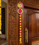handmade decorative hanging  traditional wall hanging home temple door decoration (pack of 2 )