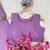 lavender color sequence and zari work silk blend salwar suit