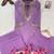 lavender color sequence and zari work silk blend salwar suit