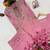 pink color sequence and zari work silk blend salwar suit