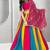 Rani Pink beautiful multi colour kadi Cotton Navratri Lahenga Choli Set
