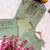 sea green color sequence and zari work silk blend salwar suit