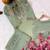 sea green color sequence and zari work silk blend salwar suit