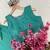 sky blue color sequence and zari work silk blend salwar suit