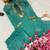 sky blue color sequence and zari work silk blend salwar suit