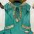 sky blue color sequence and zari work silk blend salwar suit