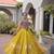 Navratri Roman Lehenga Choli - Coconut Gota & Kutchi Gamthi Embroidery - free size