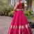 Navratri Roman Lehenga Choli - Coconut Gota & Kutchi Gamthi Embroidery - free size