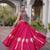 Navratri Roman Lehenga Choli - Coconut Gota & Kutchi Gamthi Embroidery - free size