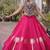 Navratri Roman Lehenga Choli - Coconut Gota & Kutchi Gamthi Embroidery - free size