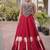 Navratri Roman Lehenga Choli - Coconut Gota & Kutchi Gamthi Embroidery - free size