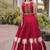 Navratri Roman Lehenga Choli - Coconut Gota & Kutchi Gamthi Embroidery - free size