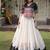 Navratri Roman Lehenga Choli - Lotus Gota Mirror Lace & Kutchi Gamthi Work - free size