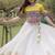 Navratri Roman Lehenga Choli - Lotus Gota Mirror Lace & Kutchi Gamthi Work - free size