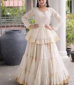 Navratri Special Cora Cotton Lehenga Choli | Gota Patti & Lace Work | Garba Dandiya Festive Wear