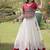Navratri Roman Lehenga Choli - Lotus Gota Mirror Lace & Kutchi Gamthi Work - free size