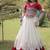 Navratri Roman Lehenga Choli - Lotus Gota Mirror Lace & Kutchi Gamthi Work - free size