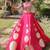 Navratri Special Roman Silk Lehenga Choli | Gota Work Garba & Dandiya Festive Wear