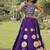 Navratri Roman Silk Lehenga Choli - Gota Work Garba & Dandiya Festive Wear - free size