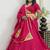 Rani Pink Color Mirror and Patch Border Work Lehenga Choli Set