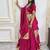 Rani Pink Color Mirror and Patch Border Work Lehenga Choli Set