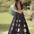 Navratri Roman Silk Lehenga Choli - Gota Work Garba & Dandiya Festive Wear - free size
