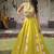 Navratri Roman Silk Lehenga Choli - Gota Work Garba & Dandiya Festive Wear - free size