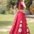 Navratri Roman Silk Lehenga Choli - Gota Work Garba & Dandiya Festive Wear - free size