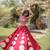 Navratri Roman Silk Lehenga Choli - Gota Work Garba & Dandiya Festive Wear - free size