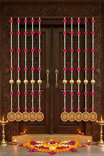 handmade wall hanging decorative  traditional for home festival decoration (pack of 6 )