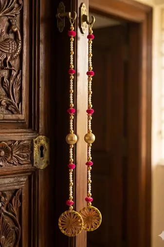 handmade wall hanging decorative  traditional for home festival decoration (pack of 6 )