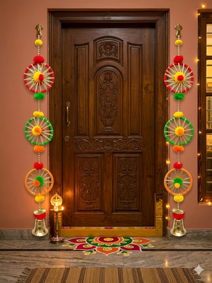handmade wall hanging decorative  traditional for home decoration (pack of 2) 2