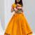 Navratri special real mirror & gamthi lace work lehenga with patch work blouse for kids