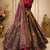 multicolor color Multi Thread work Embroidery and Zari work Sequins and Diamond work Velvet Lehenga Choli set
