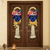 handmade decorative traditional hanging  multicolour shrinath ji hanging for home decor (pack of 2)