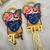 handmade decorative traditional hanging  multicolour shrinath ji hanging for home decor (pack of 2)