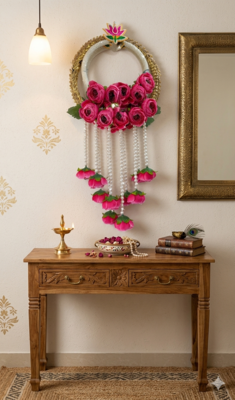 handmade wall hanging decorative  traditional for home festival decoration (pack of 2) 1