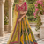 multicolor color Gotta pati Dori and Zari Embroidered Multi Thread Sequins work silk  blend Lehenga Choli set