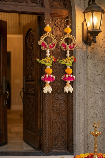 decorative hanging for home decoration  ideal for diwali festivities decor (pack of 2) 