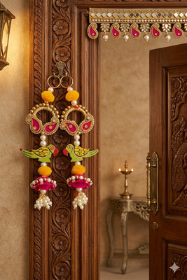 decorative hanging for home decoration  ideal for diwali festivities decor (pack of 2)  2