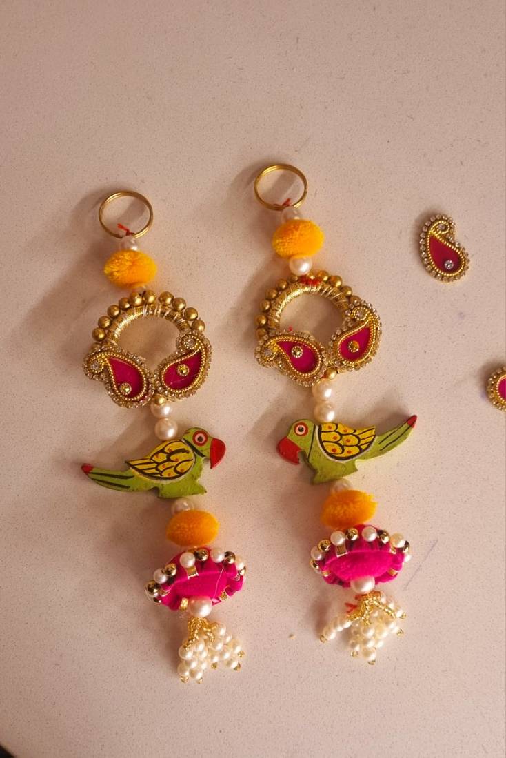 decorative hanging for home decoration  ideal for diwali festivities decor (pack of 2) 